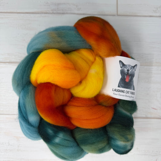 Goldfish — Hand-Dyed Wool Roving