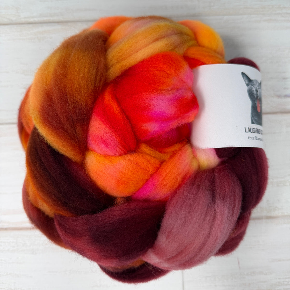 Beads on a String — Hand-Dyed Wool Roving
