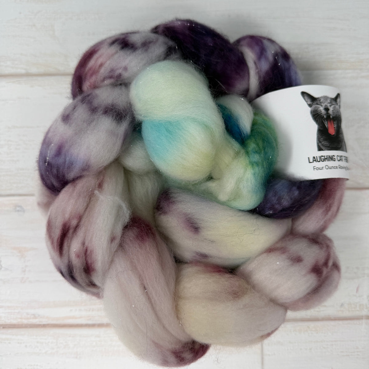 Mourning Dove— Hand-Dyed Wool Roving