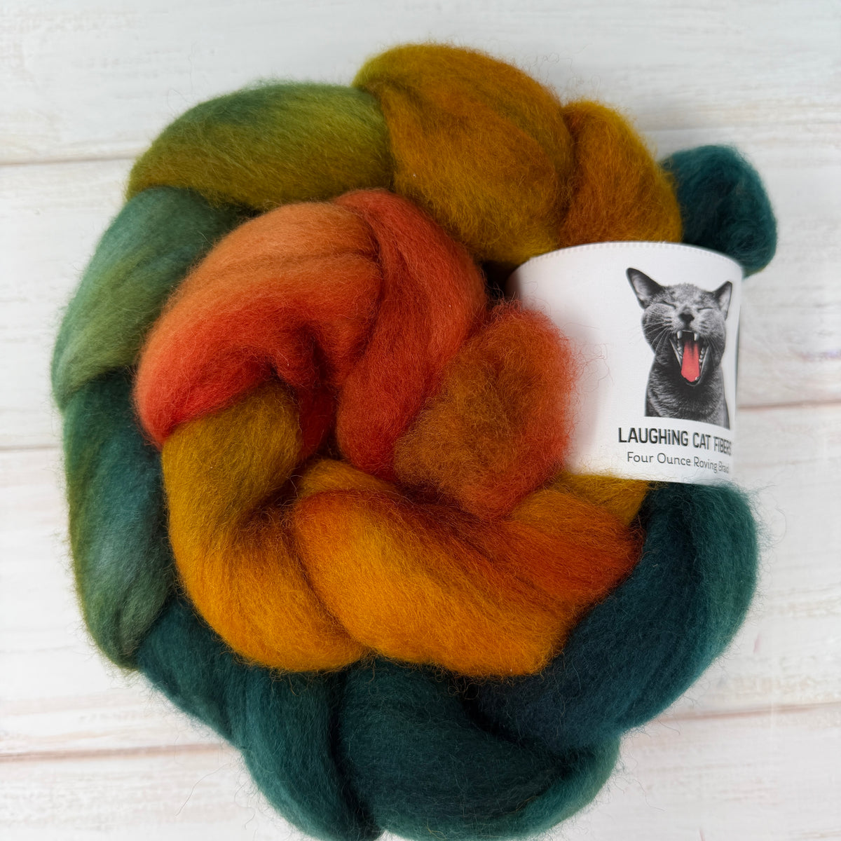 Air — Hand-Dyed Wool Roving