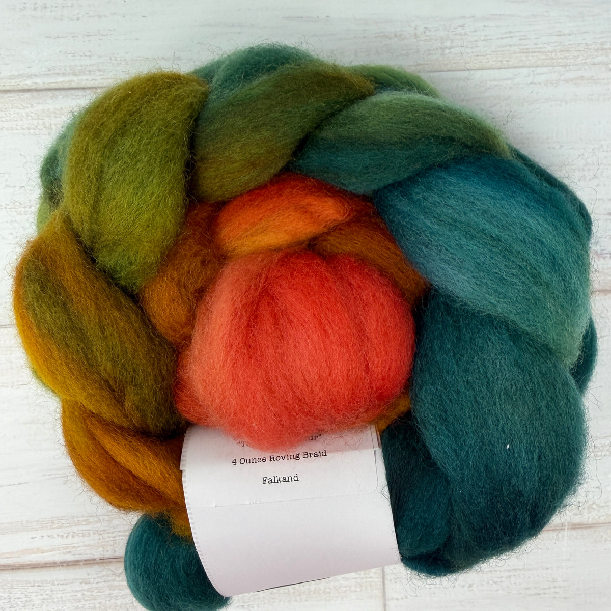 Air — Hand-Dyed Wool Roving