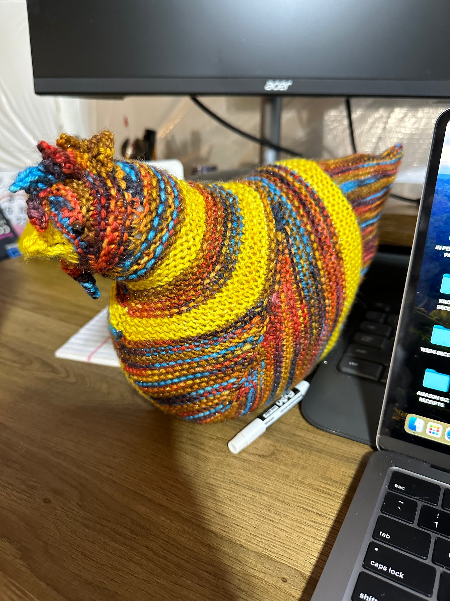 "Turkey Pardon" on Various Yarn Bases