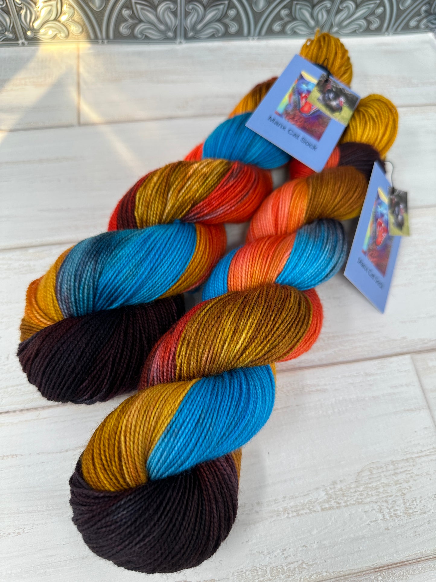 "Turkey Pardon" on Various Yarn Bases