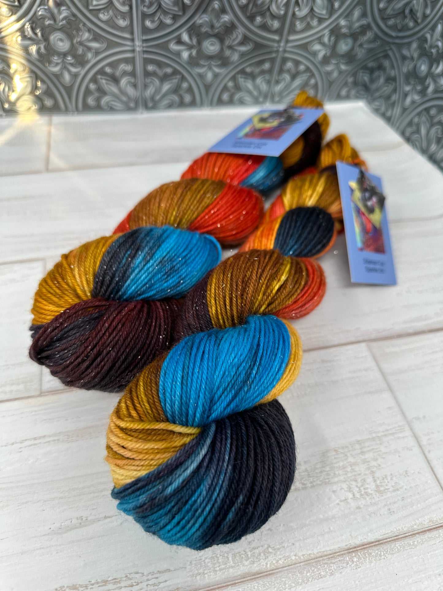 "Turkey Pardon" on Various Yarn Bases