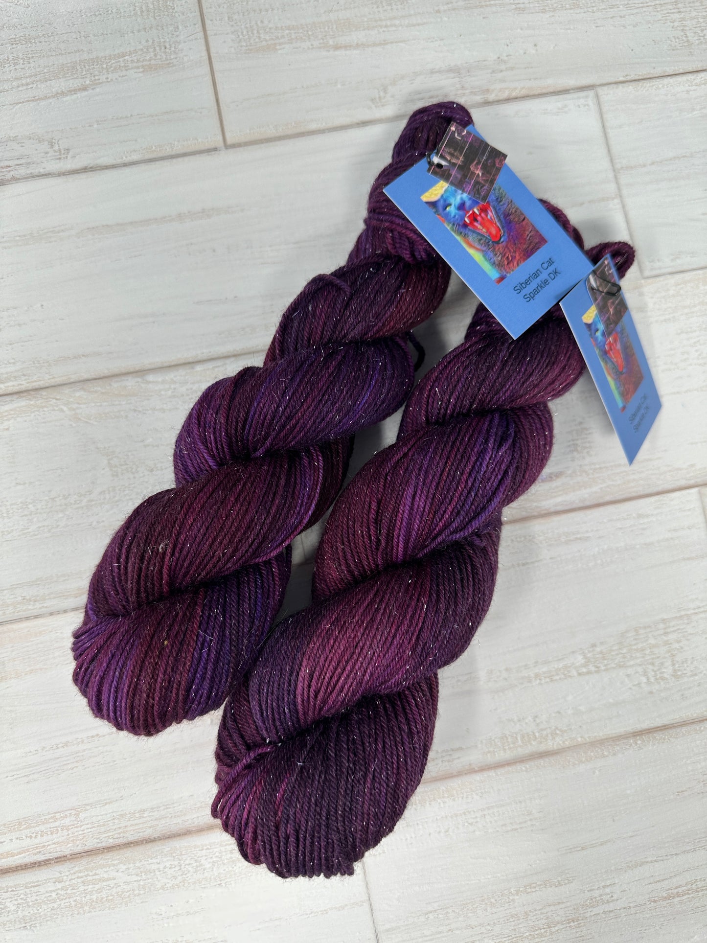 "Violet Bordello" on Various Yarn Bases