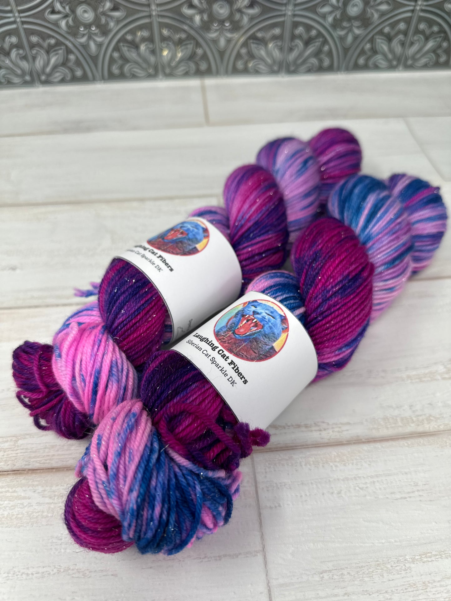"Andromeda" on Various Yarn Bases