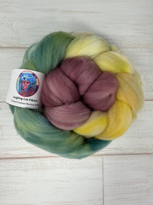 Custom Curated Rovings: "Psyche Entering Cupid's Garden"