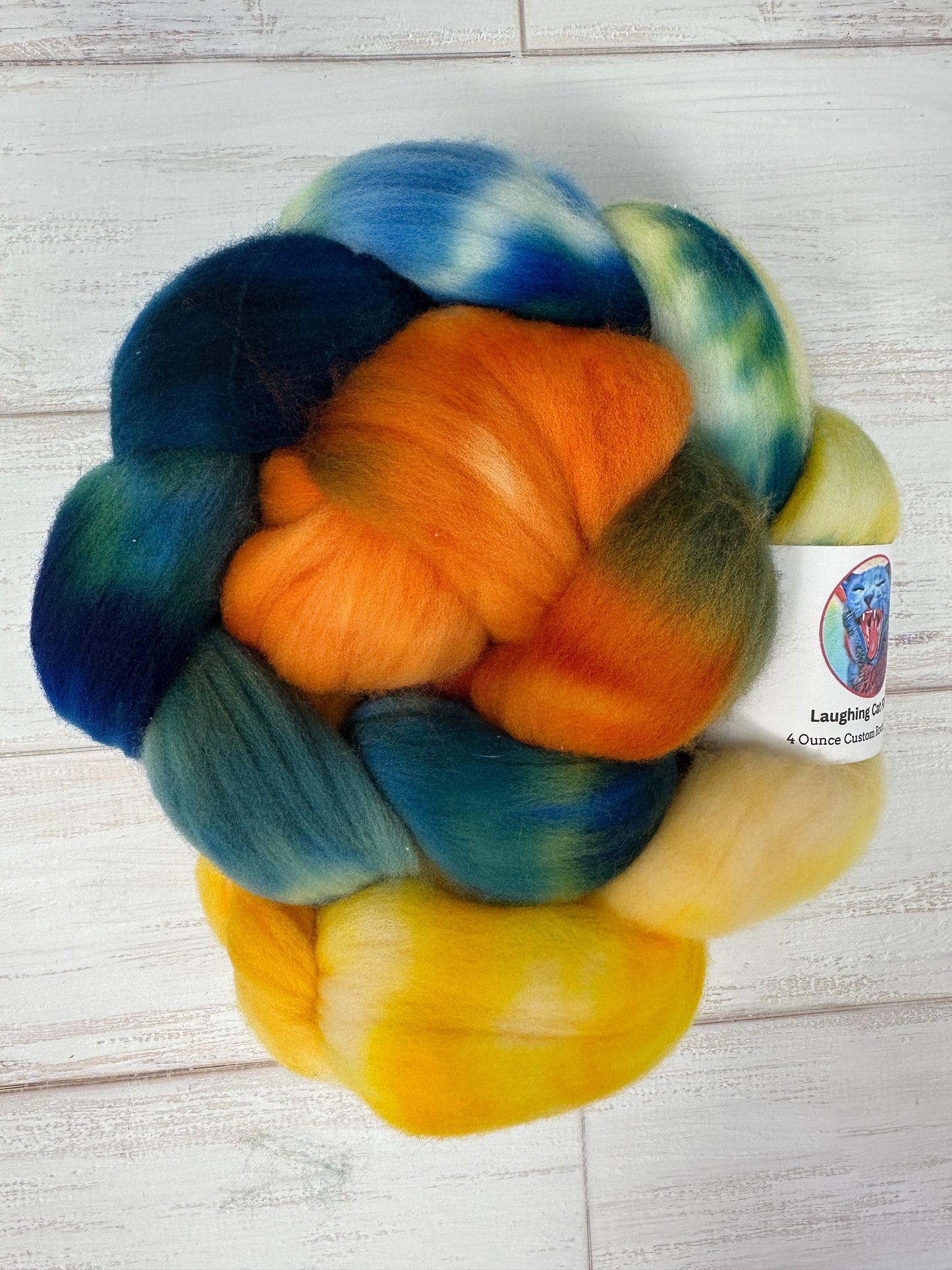 Custom Curated Rovings: "Poppy"