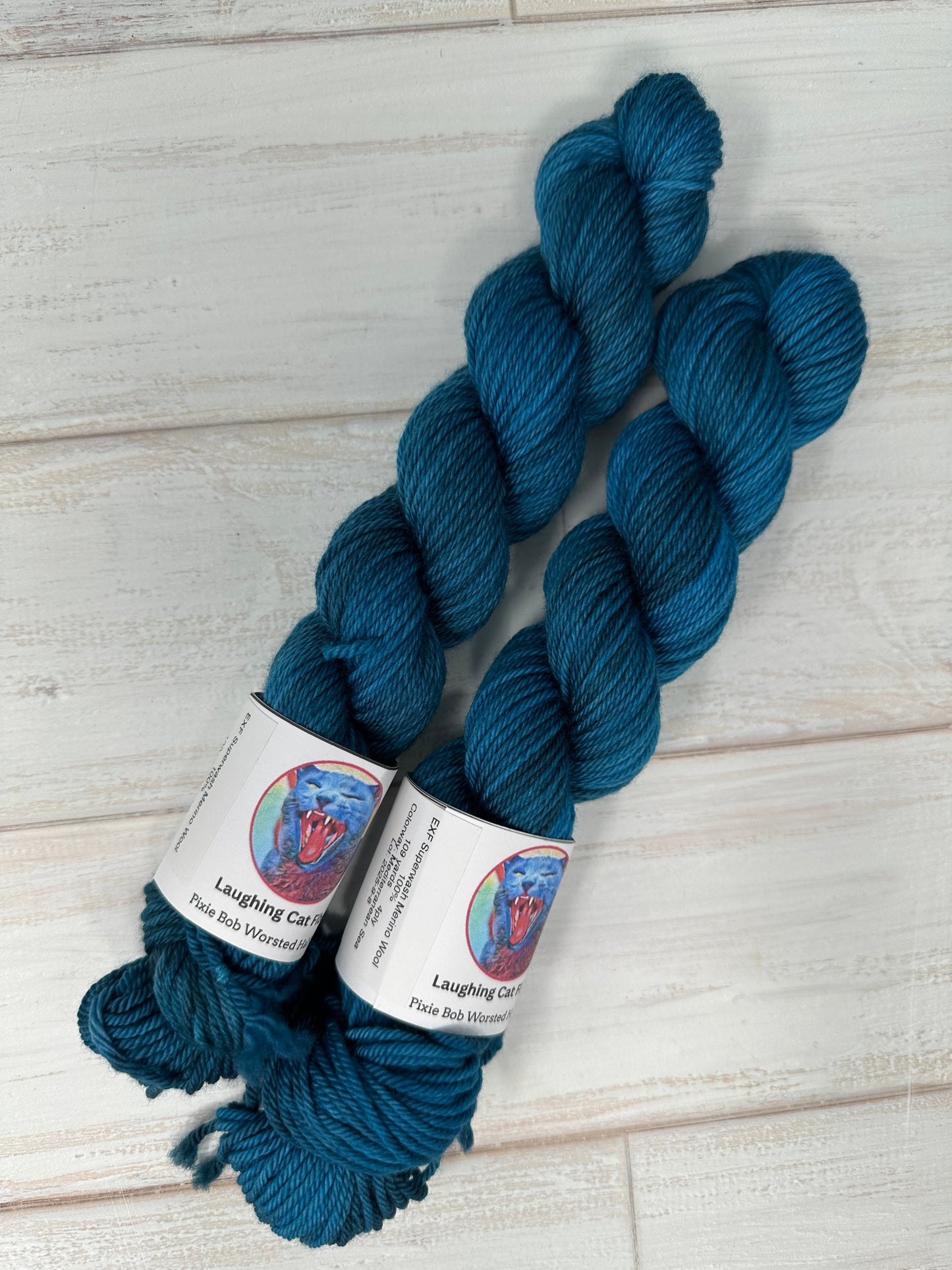 "Mediterranean Sea" on Various Yarn Bases