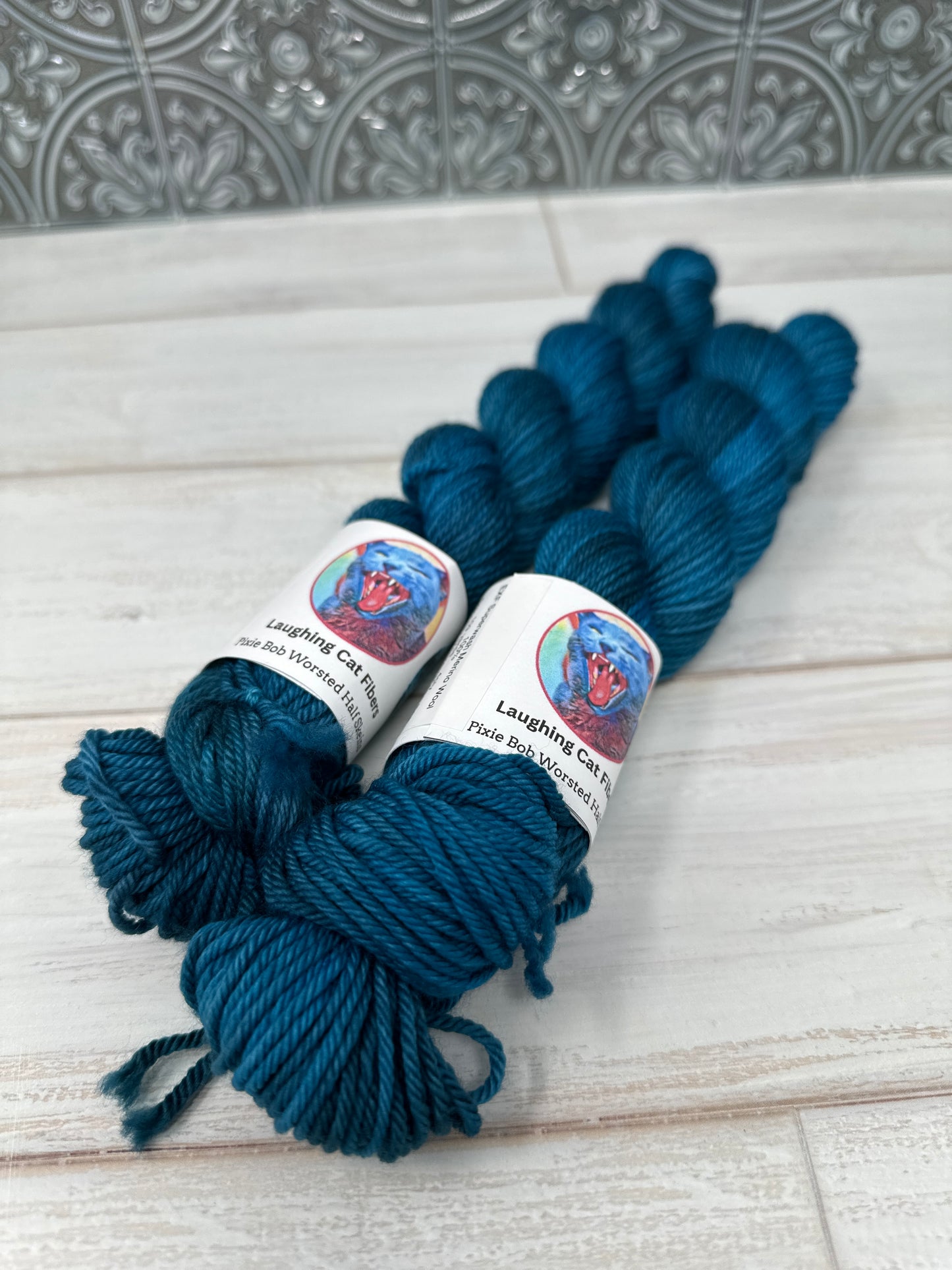 "Mediterranean Sea" on Various Yarn Bases