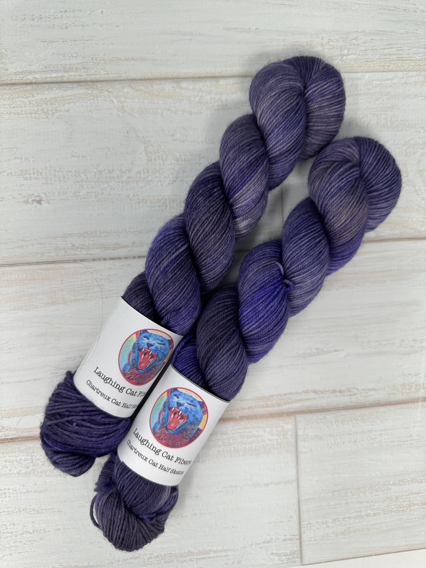 "Purple Kohlrabi" on Various Yarn Bases