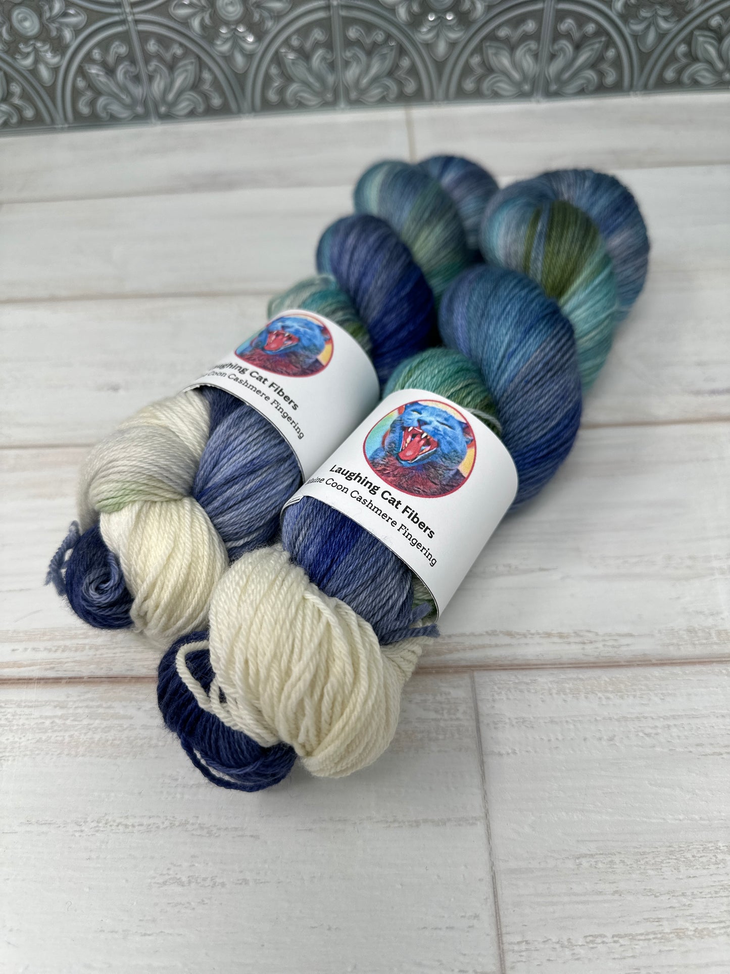 "Boreas" on Various Yarn Bases