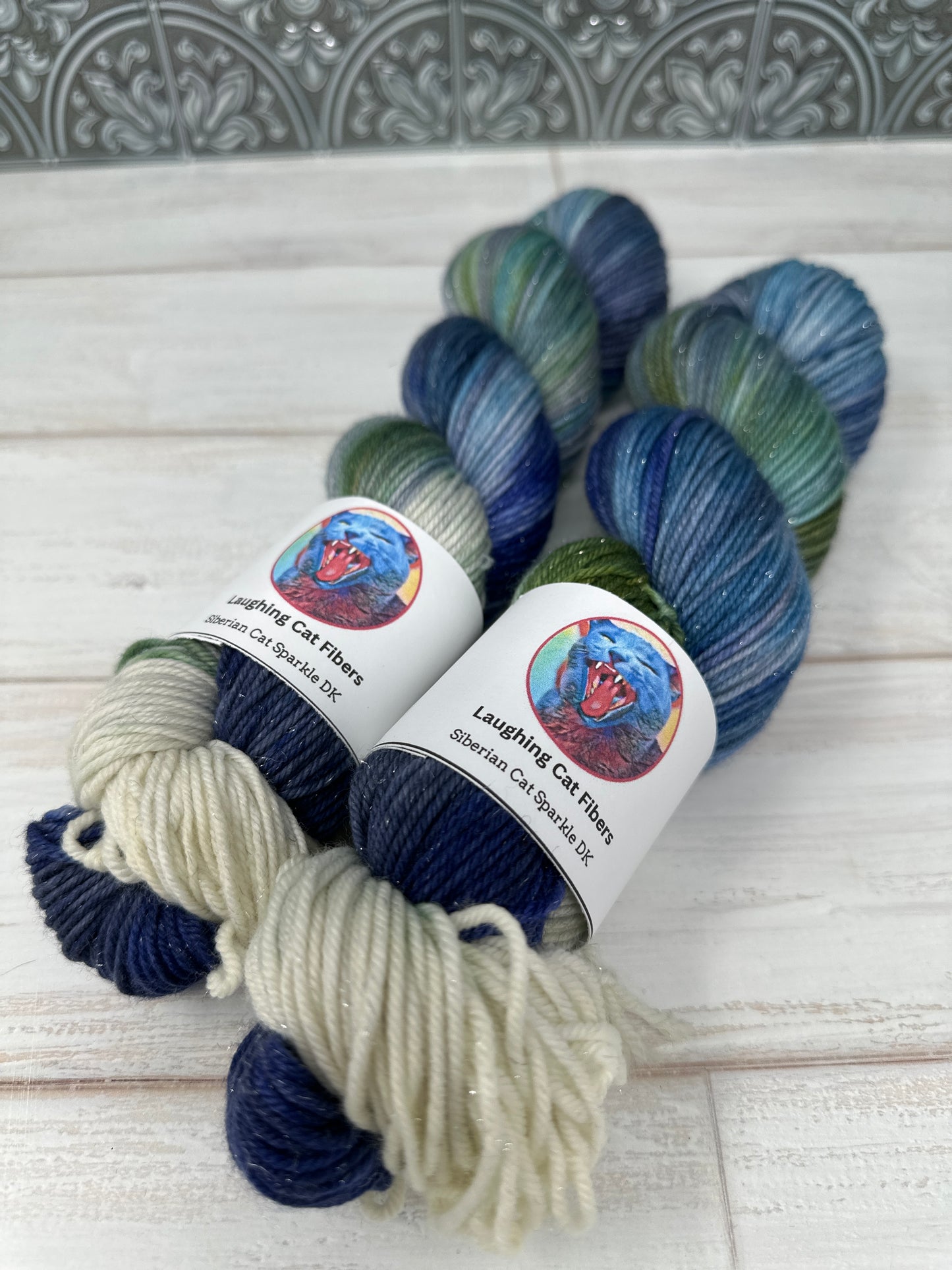 "Boreas" on Various Yarn Bases