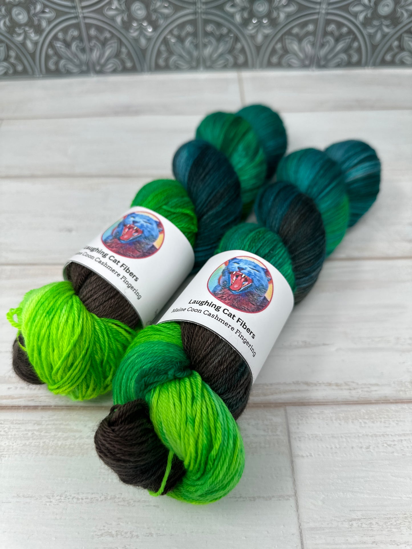 "Circe" on Various Yarn Bases