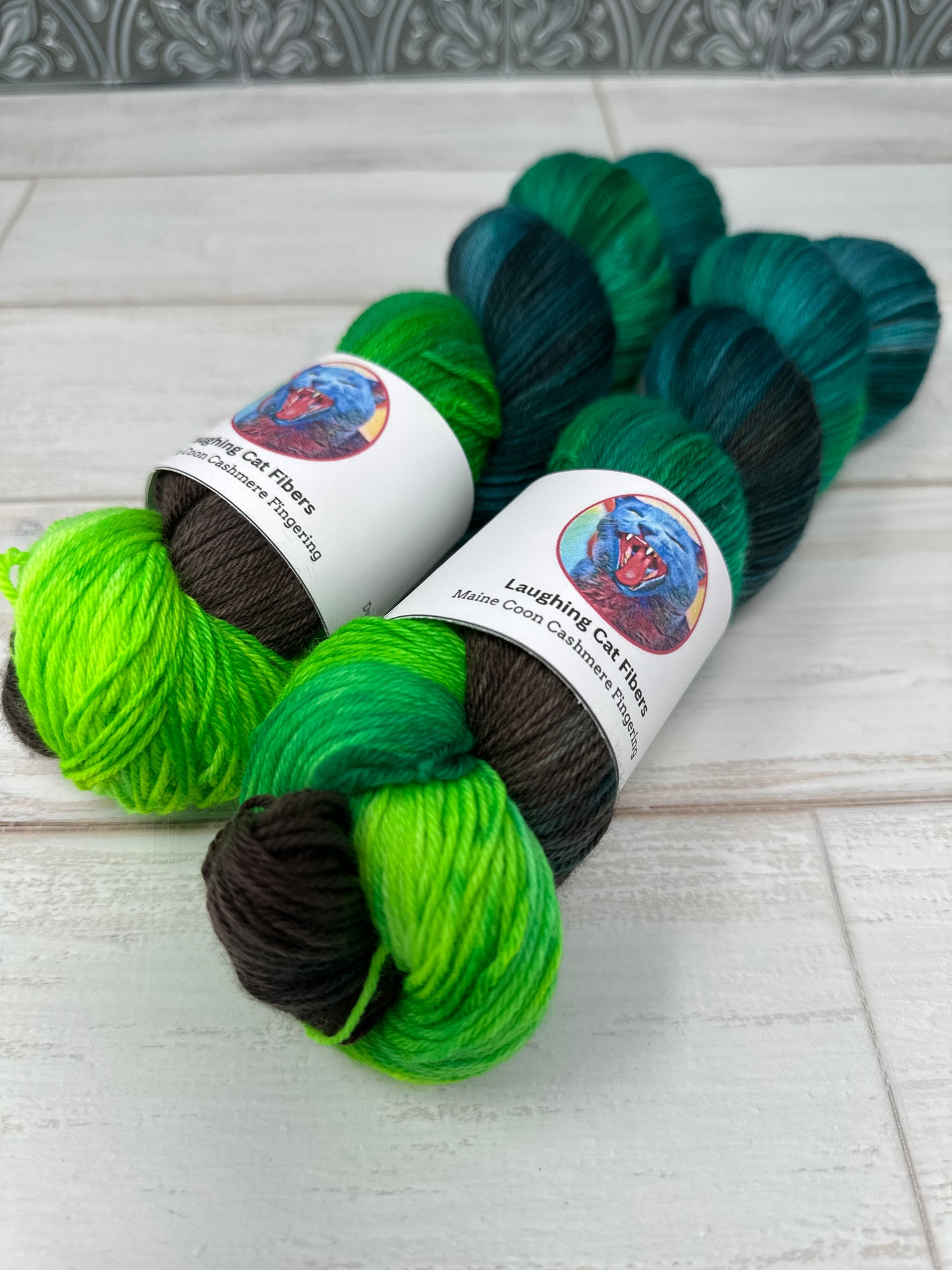 "Circe" on Various Yarn Bases