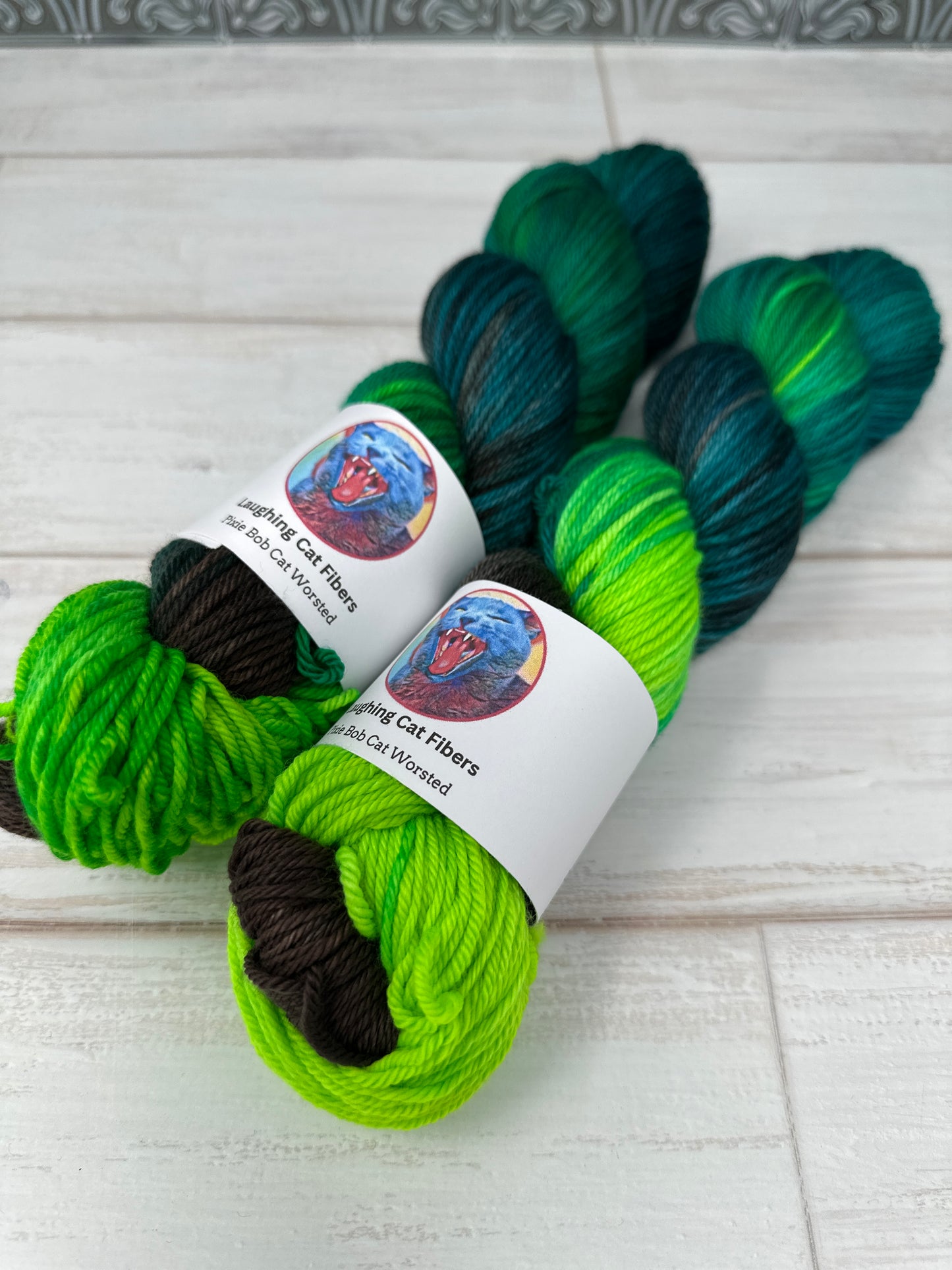 "Circe" on Various Yarn Bases