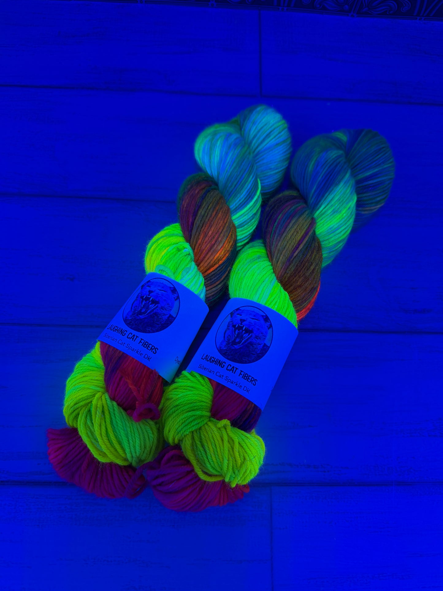 "Circus Mind" on Various Yarn Bases