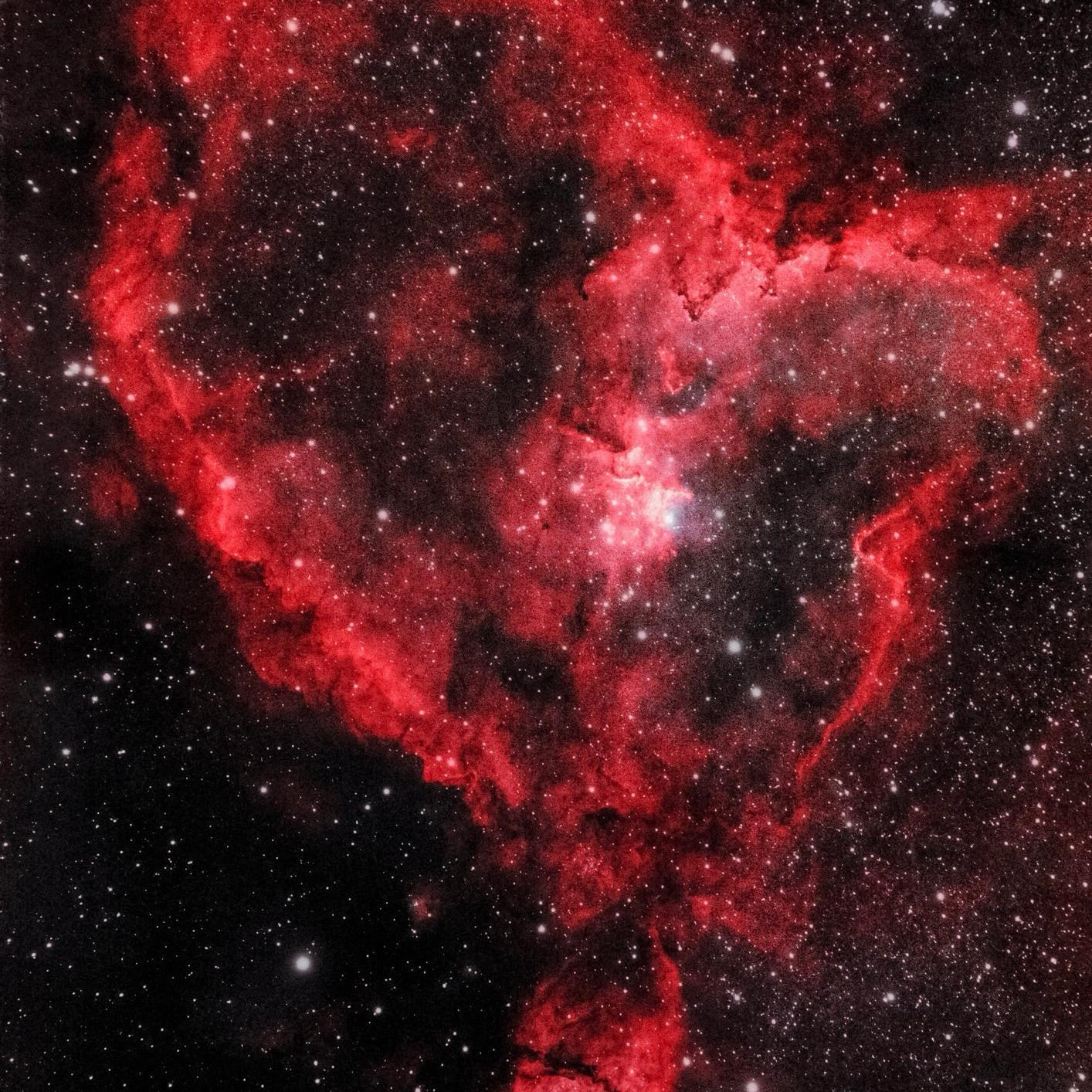 Heart Nebula — UV Reactive | Cosmic Collection