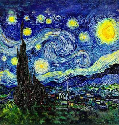 Jenny’s Starry Night — Vincent VanGogh Series