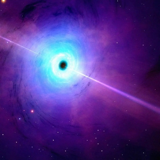 Supermassive Black Hole — UV Reactive | Deep Space Collection