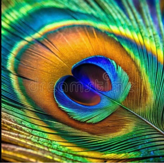 Peacock Feather | Nature Collection | UV Reactive