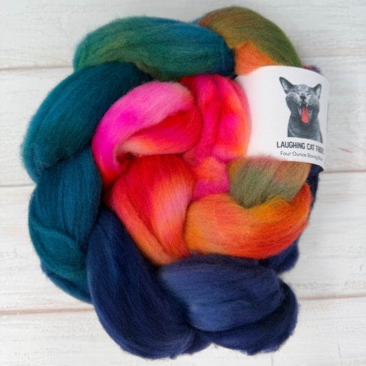 Soul Nebula — Hand-Dyed Wool Roving