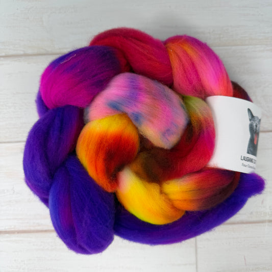 Crab Nebula — Hand-Dyed Wool Roving