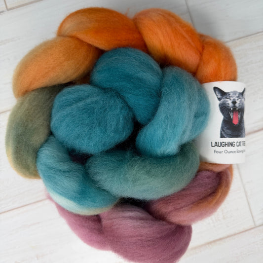 Soul of the Rose — Hand-Dyed Wool Roving