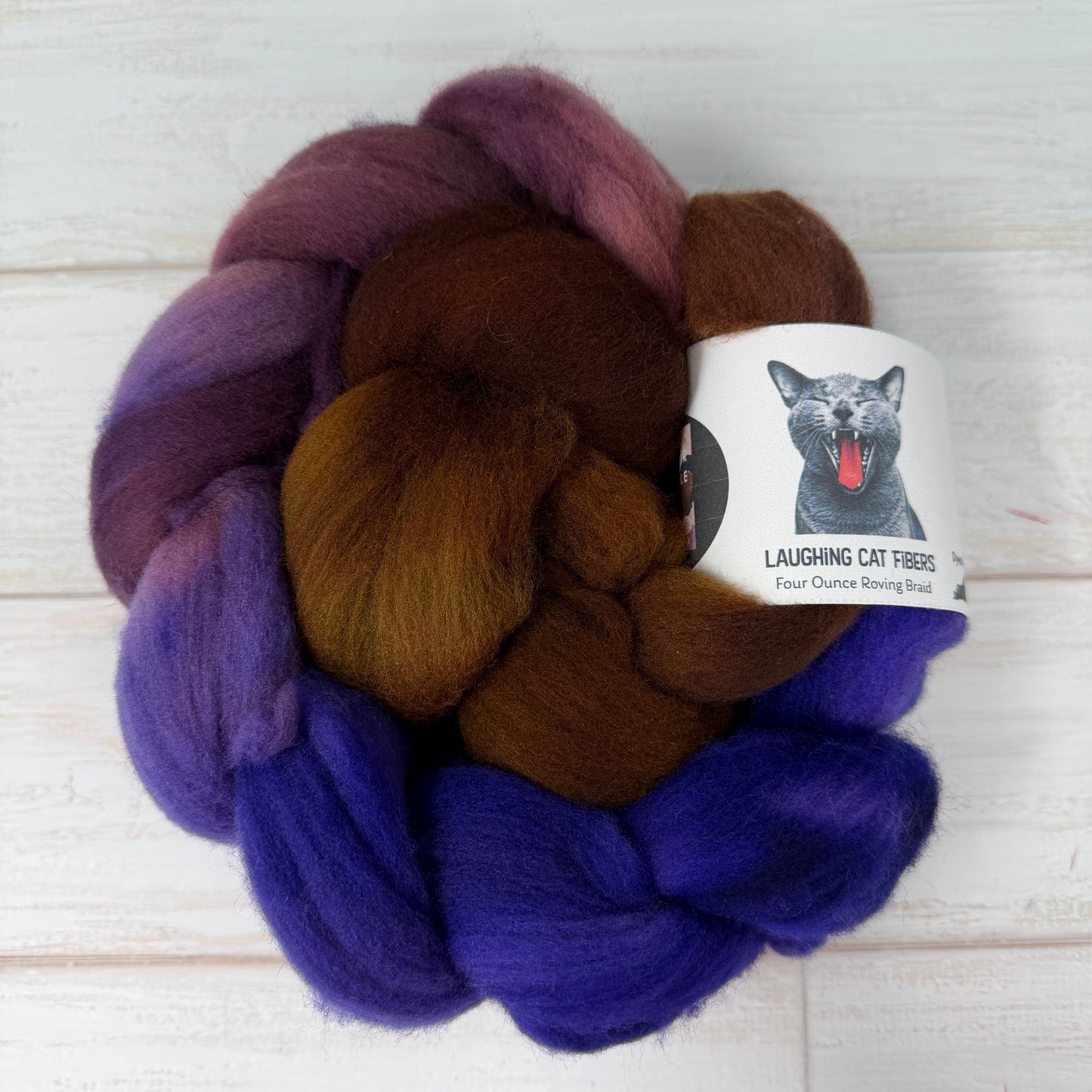 The Color Purple — Hand-Dyed Wool Roving