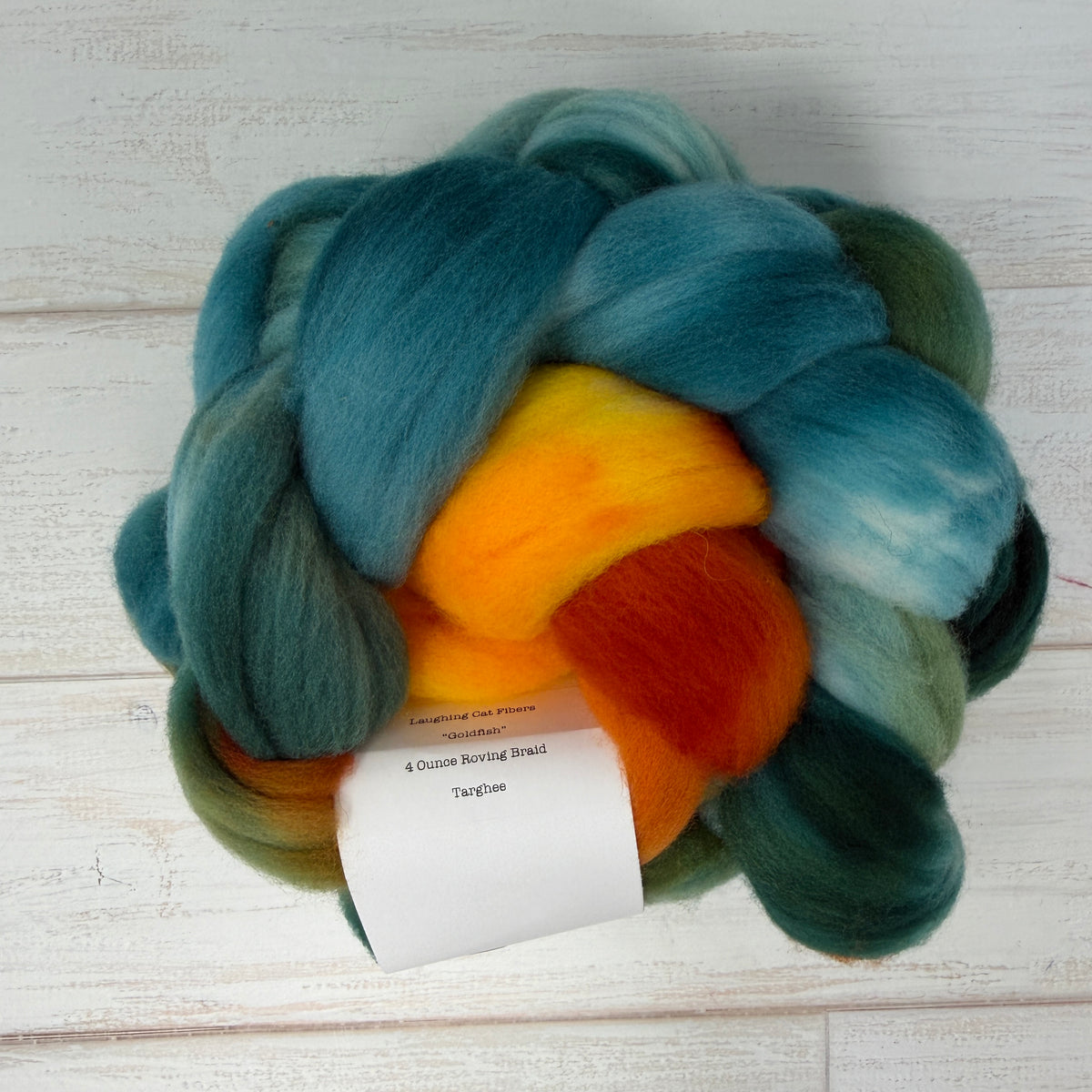 Goldfish — Hand-Dyed Wool Roving