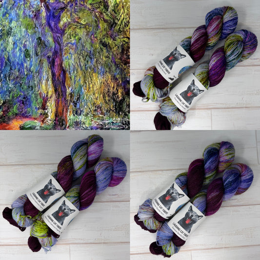 Weeping Willow — Claude Monet Series | UV Reactive