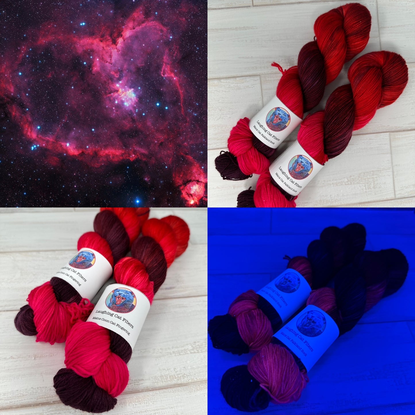 Heart Nebula — UV Reactive | Cosmic Collection