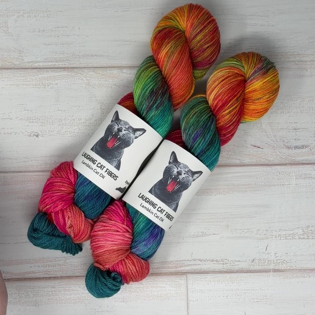 video clip of yarn inspired by The Sum of Us