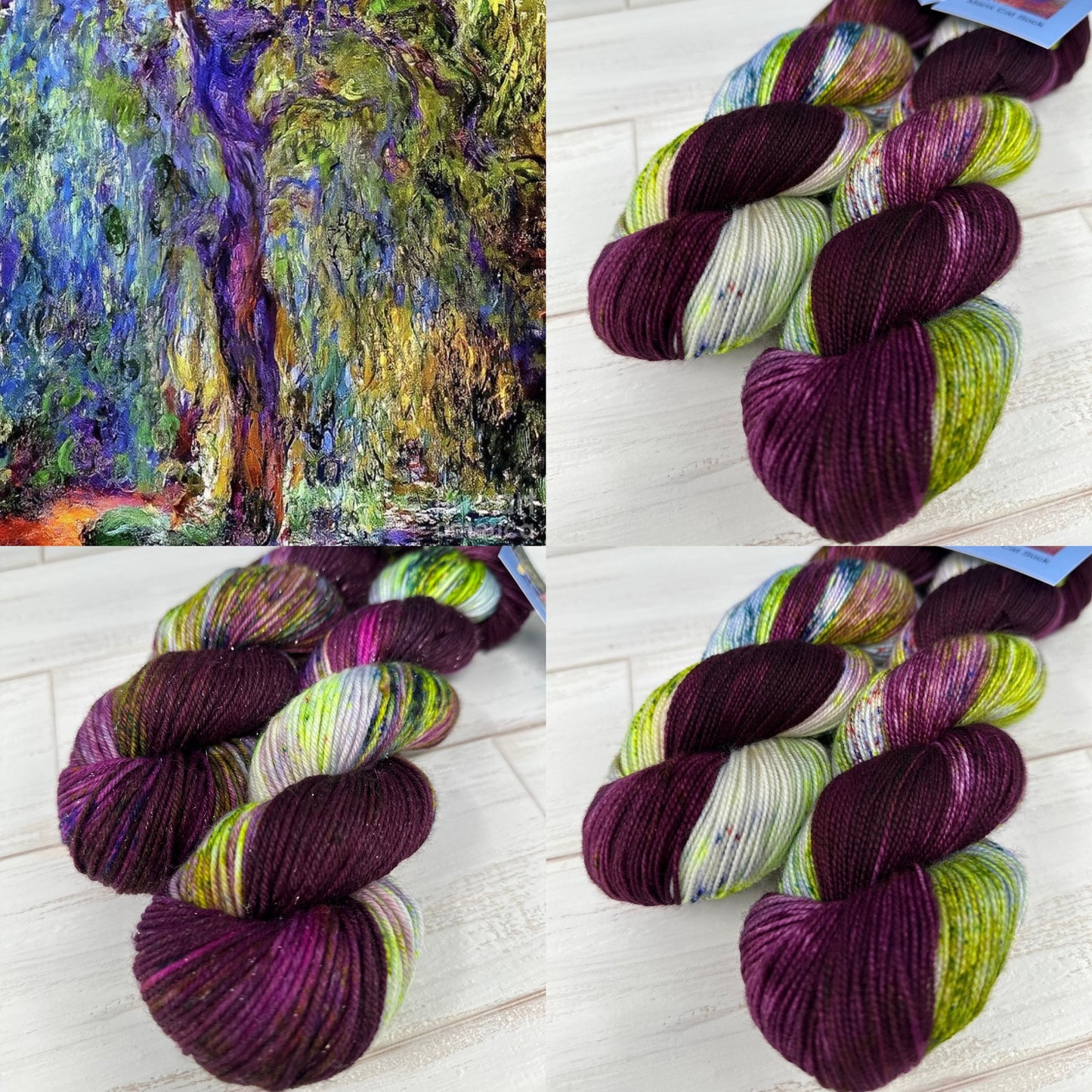 Weeping Willow — Claude Monet Series | UV Reactive