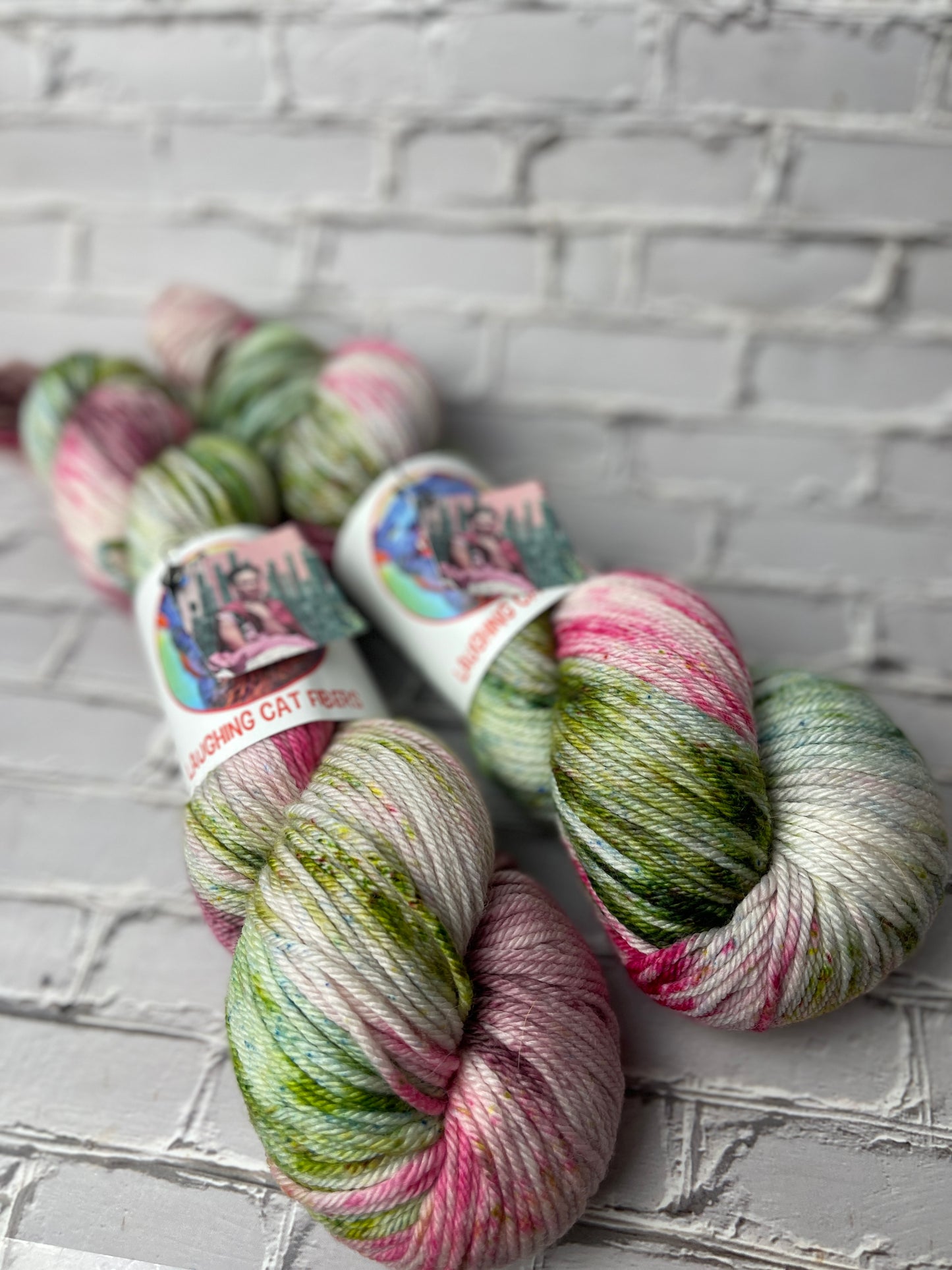 "Los Cactus" on Various Yarn Bases