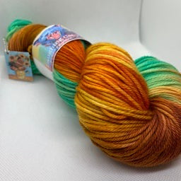 "Vincent's Sunflowers" on Various Yarn Bases