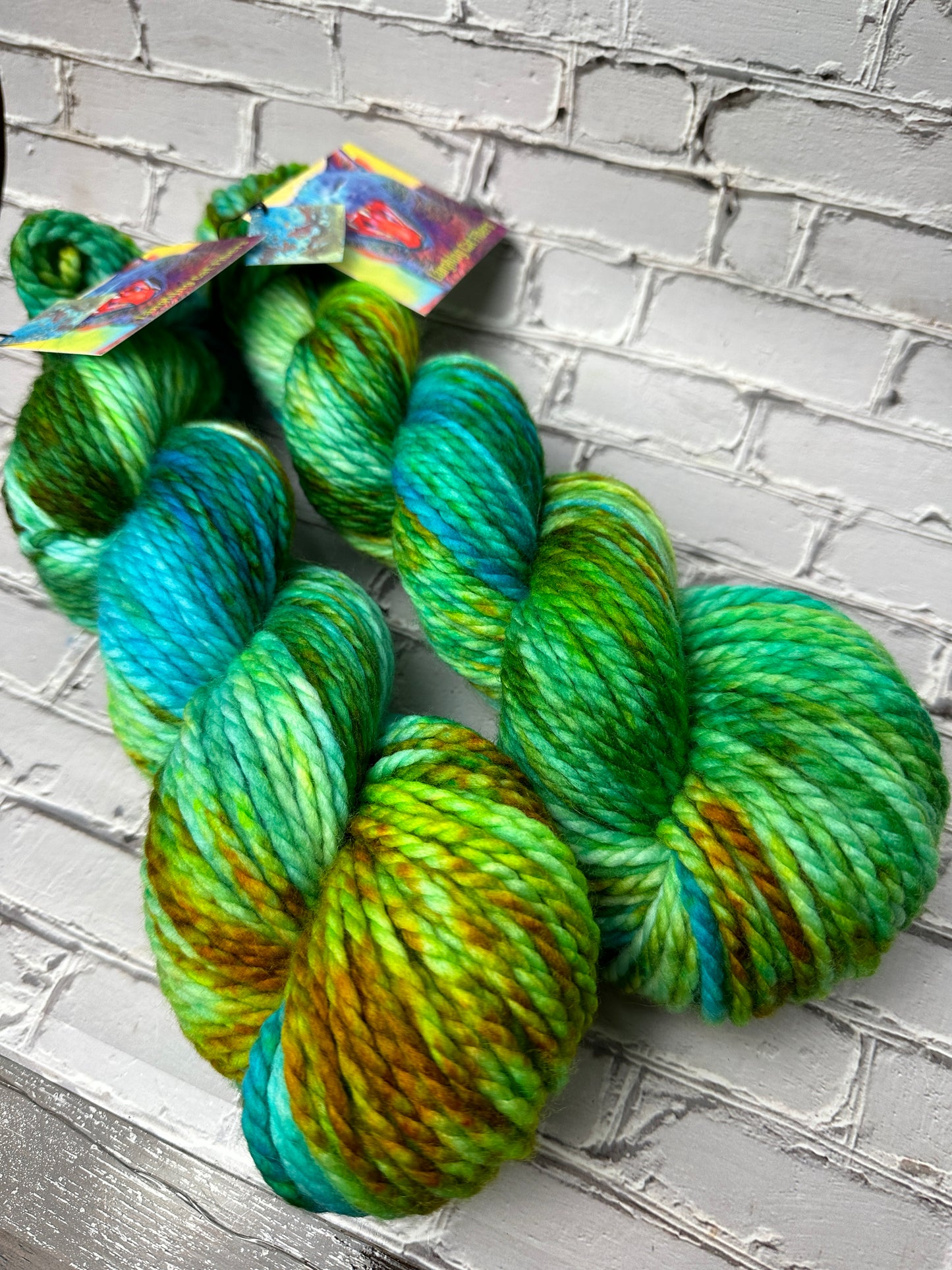 "Copper Patina" on Various Yarn Bases